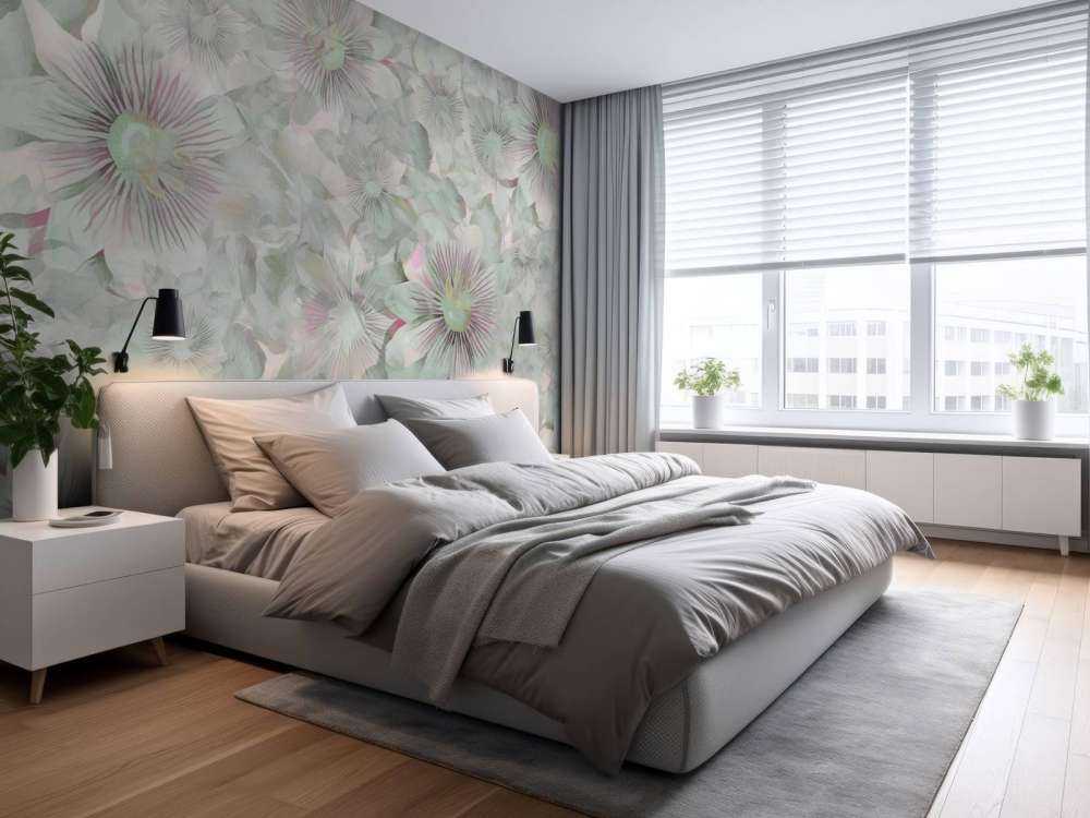 Botanisk akvarell eleganse pastellrosa