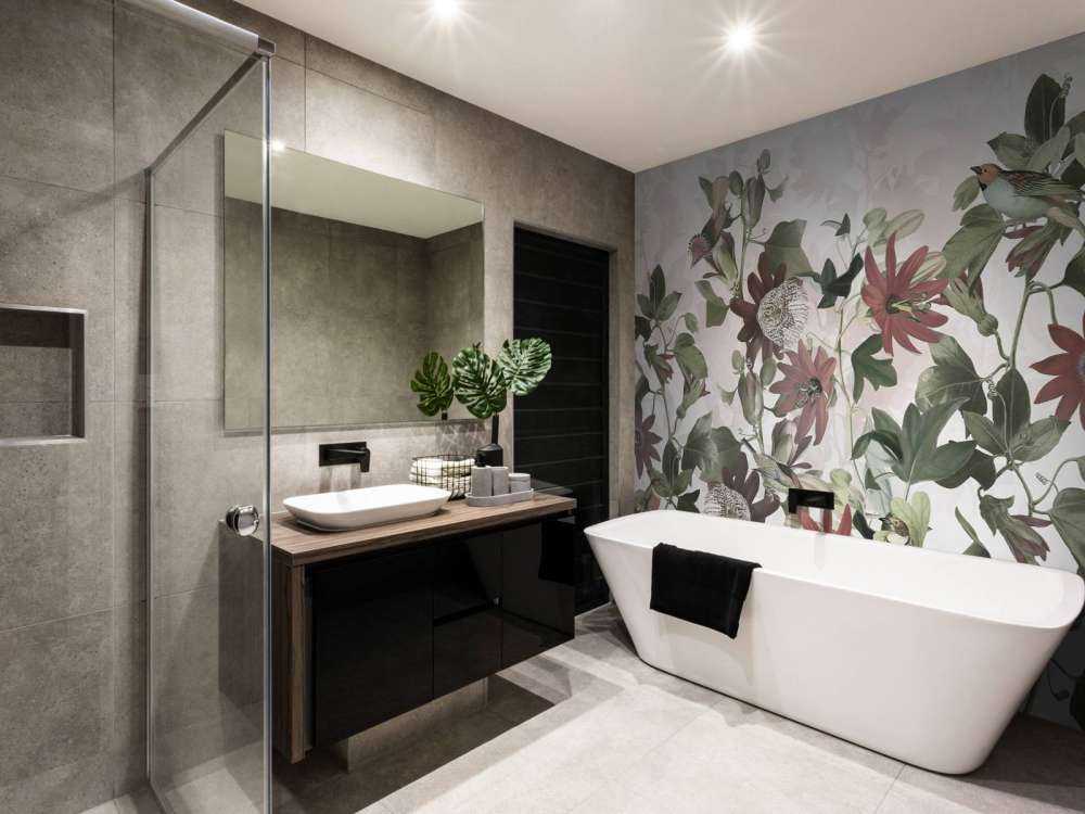 Syv fugler i fortryllet løvverk - Blush-hage