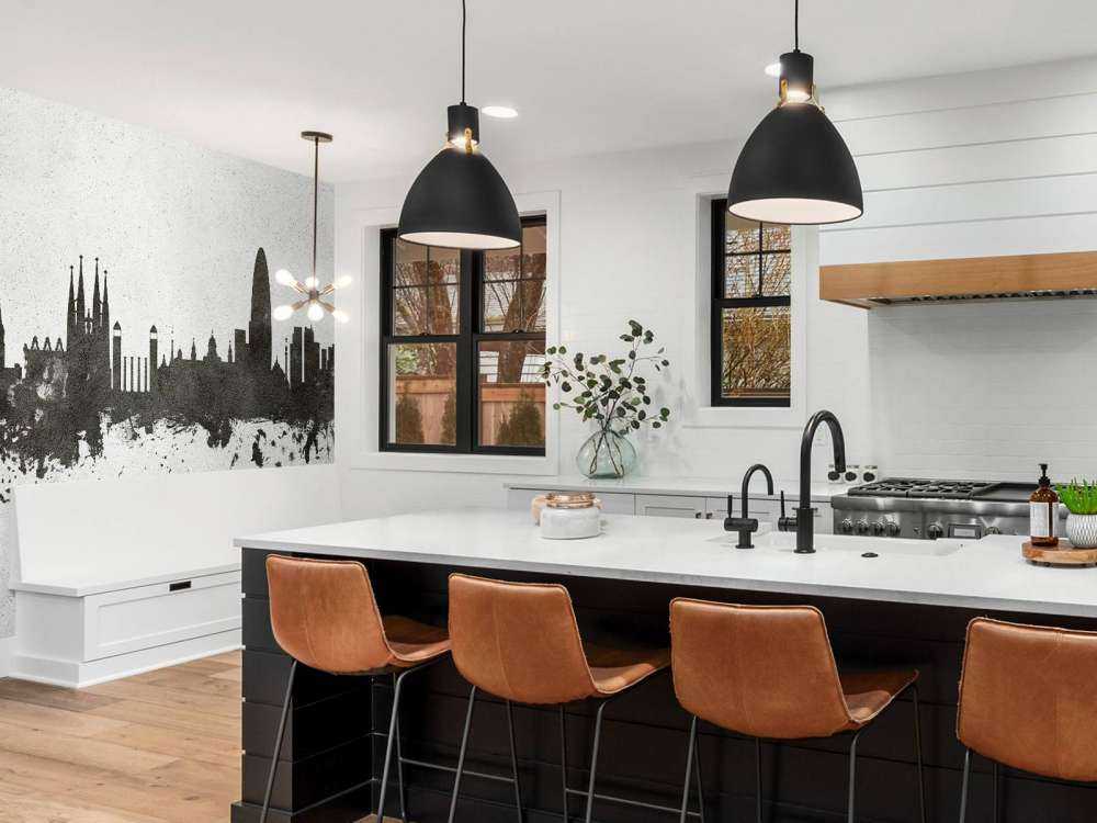 Akvarell silhuett, Barcelona