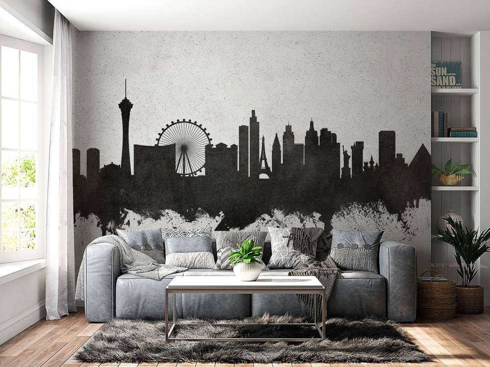 Akvarell silhuett, Las Vegas