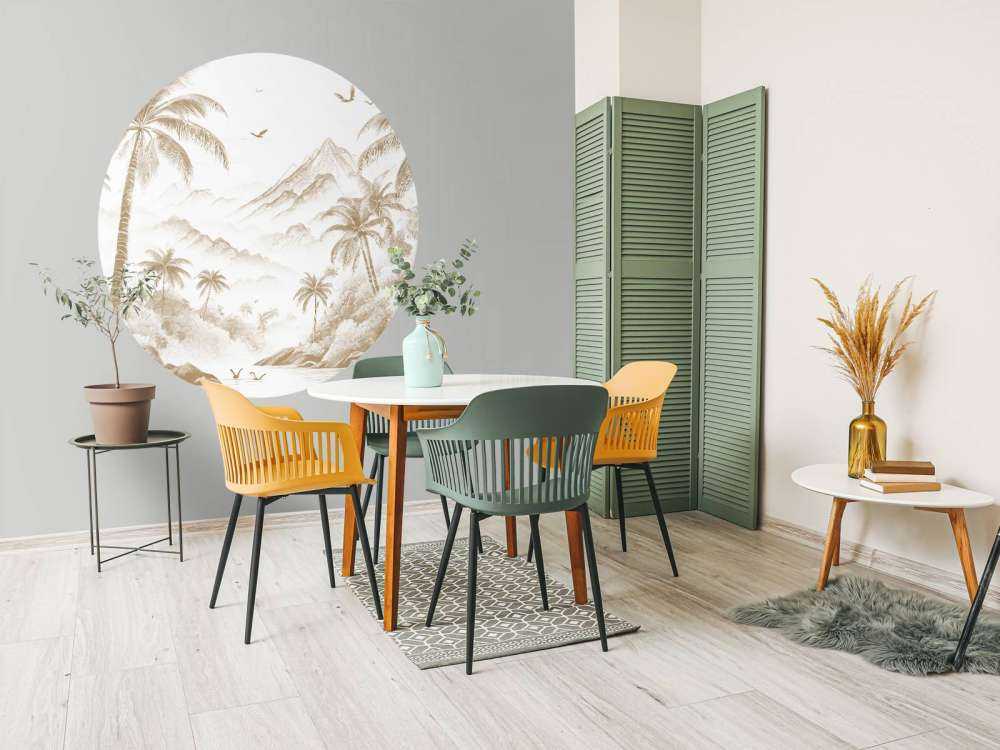 Fredelig Palmebukt, taupe