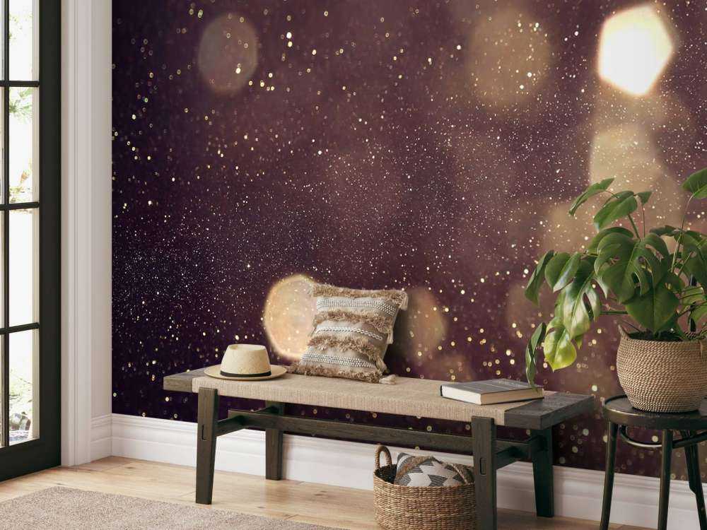 Abstrakta glitterljus