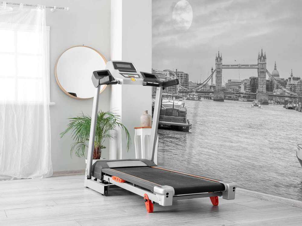 Stadsbild av London i svartvitt