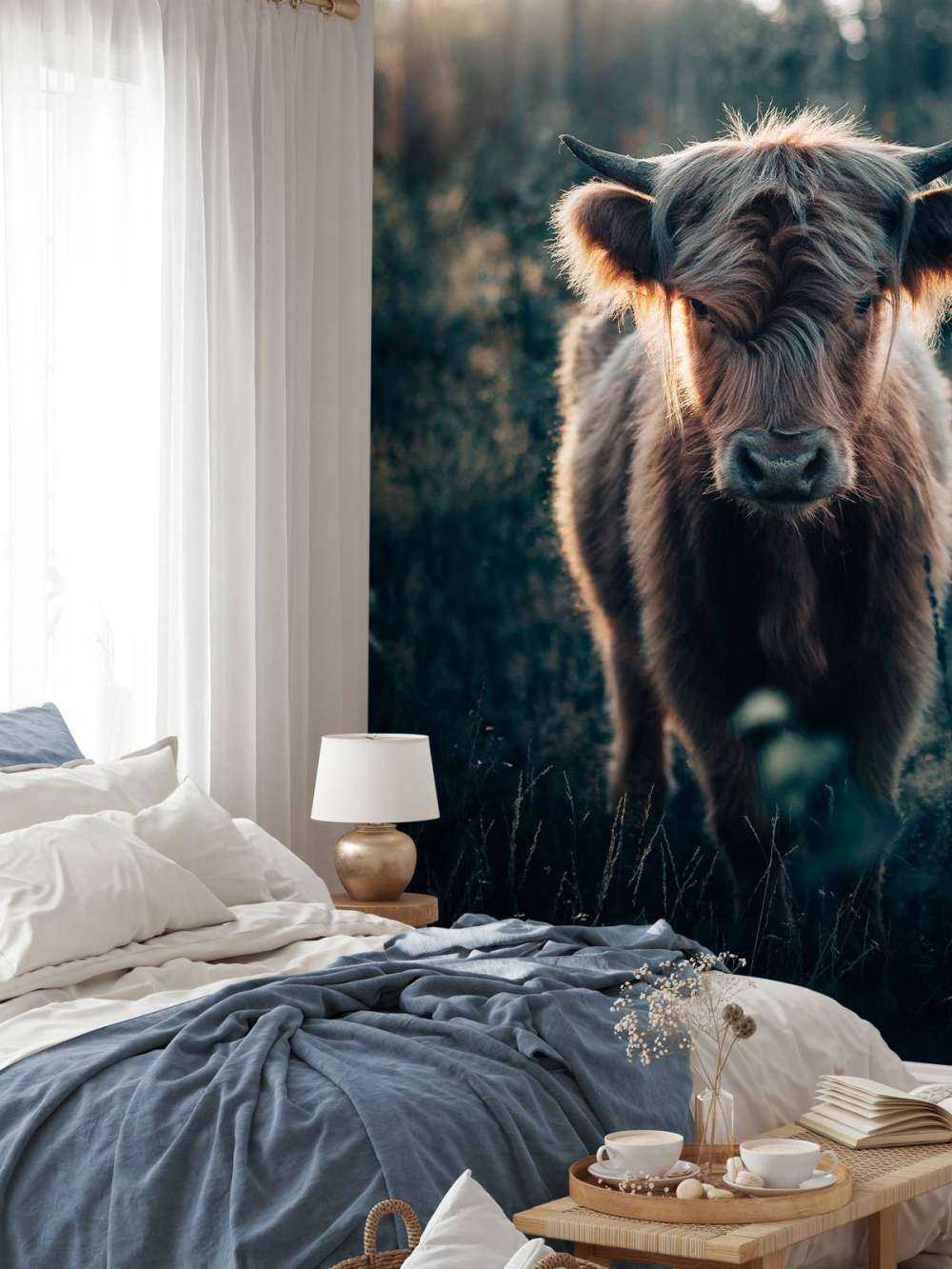 Young Scottish highlander