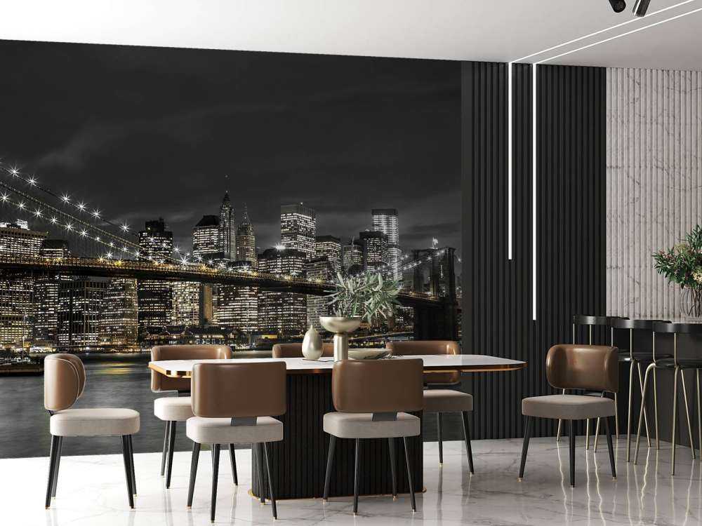 Brooklyn Bridge på natten