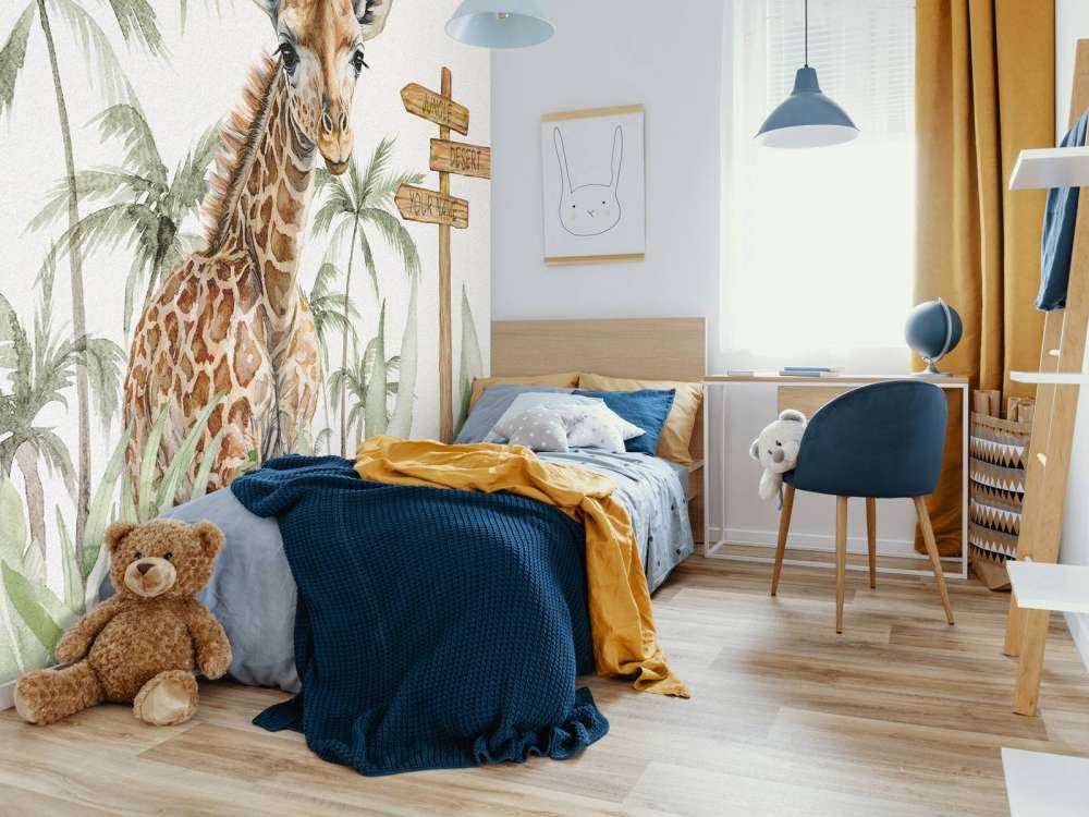 Giraffunge i djungeln