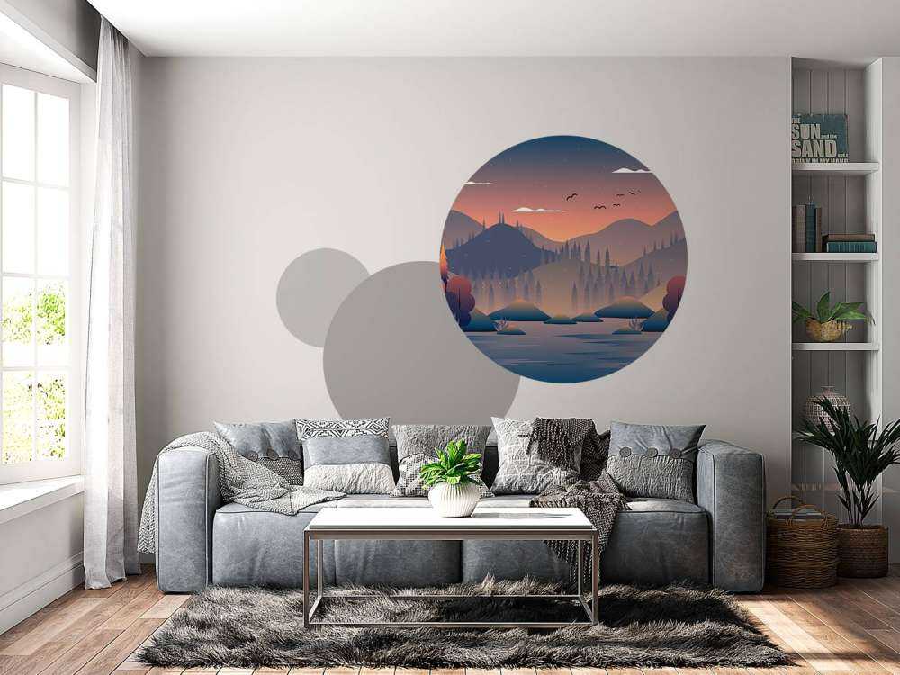 Höstskog illustration
