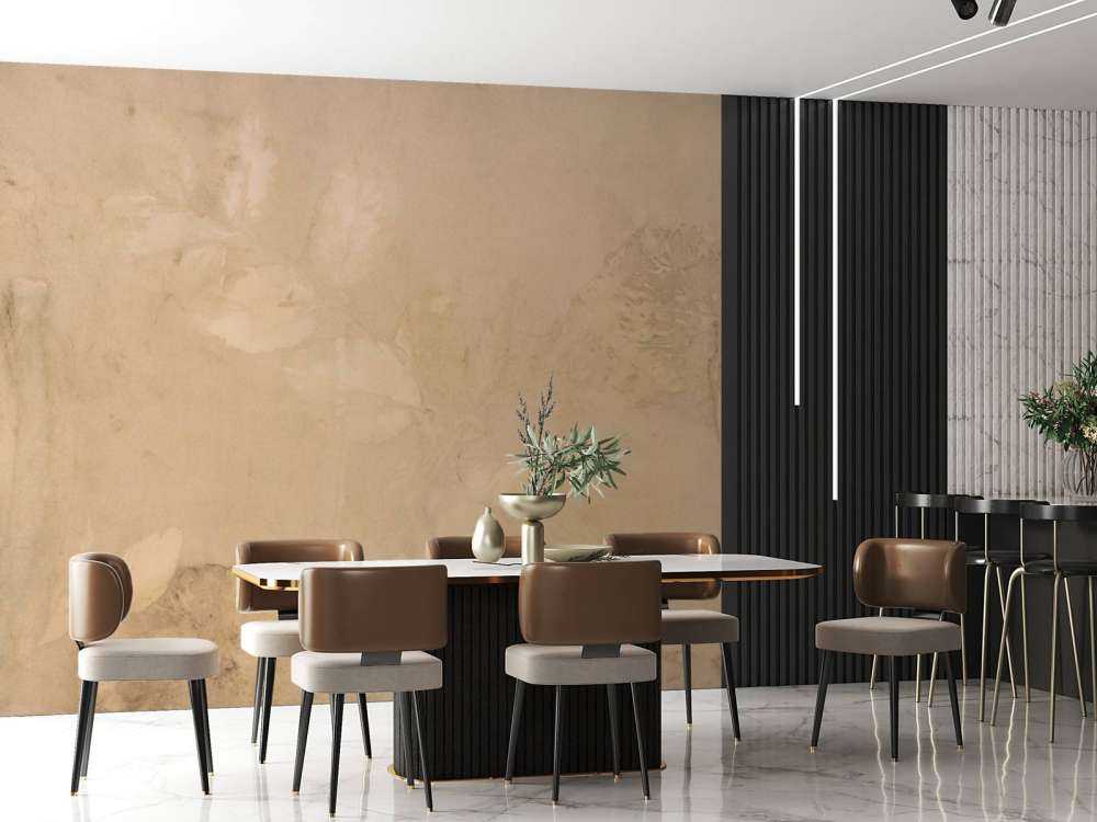 Weegbree och vild geranium - sepia