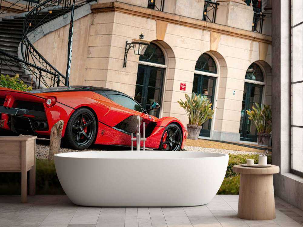 Ferrari laFerrari vid lyxvilla