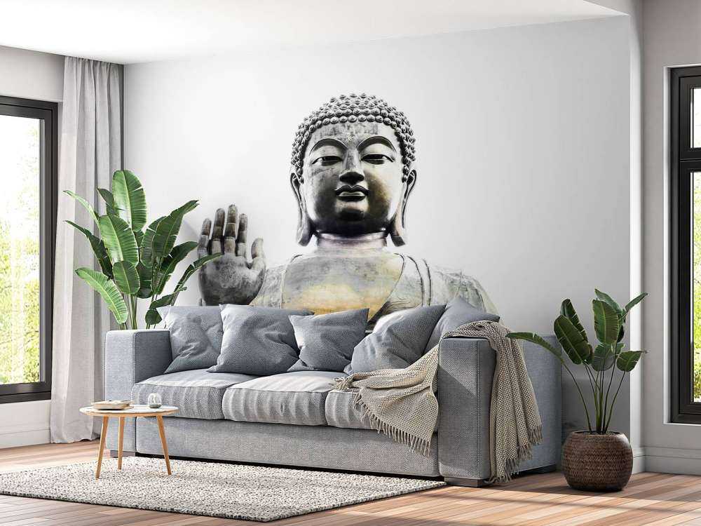 Buddha staty i Hong Kong