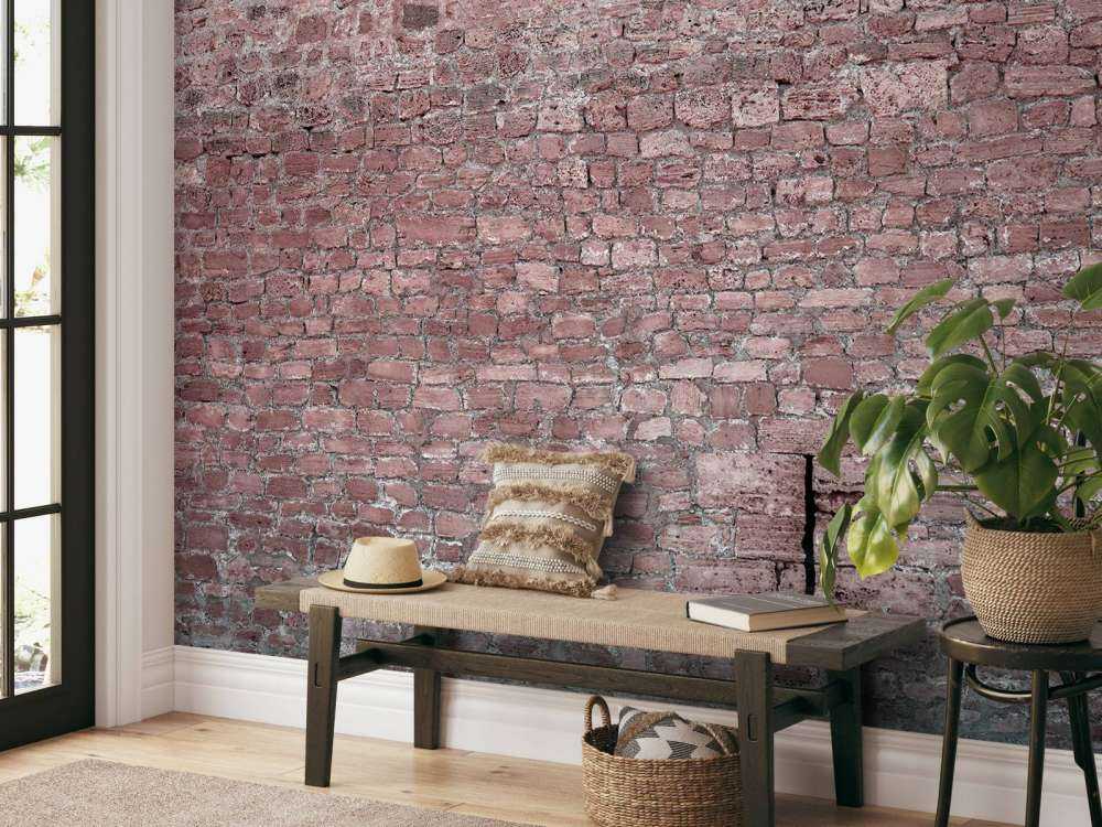 Vägg av gamla stenar