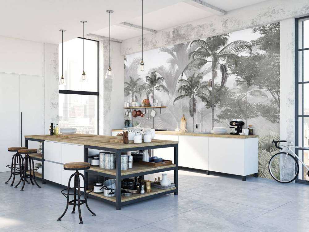 Livligt Grönt Urskog