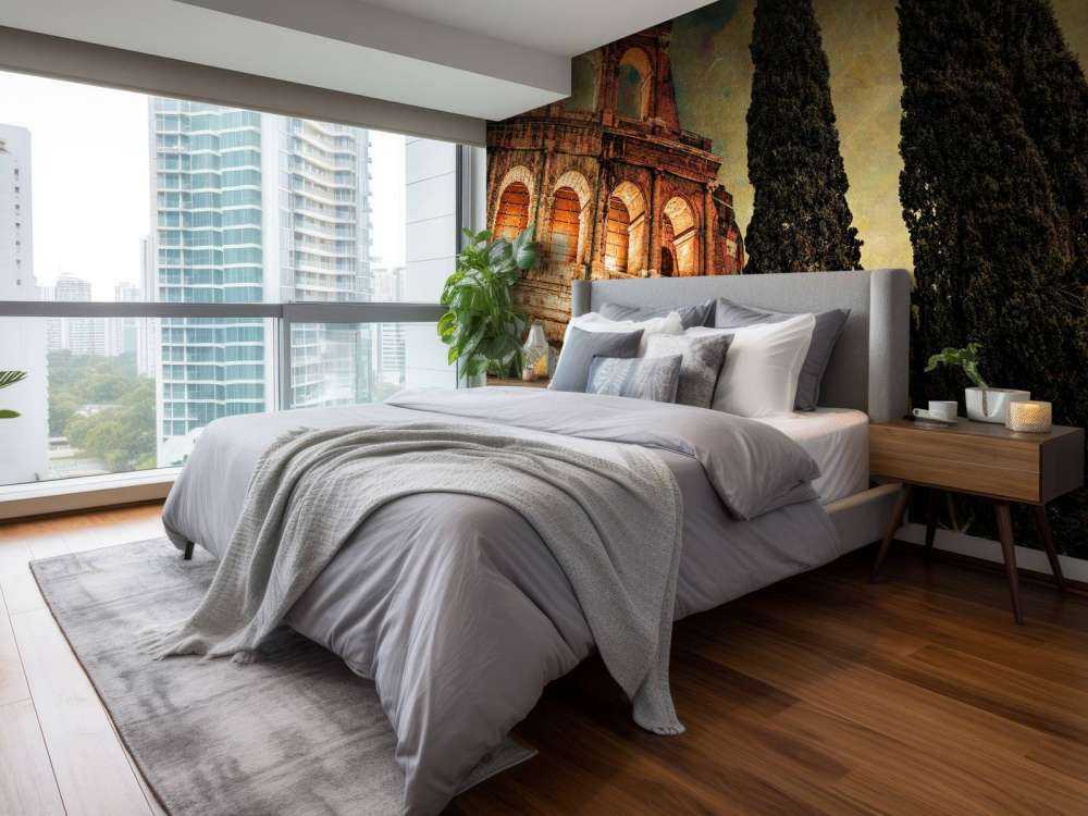 Famous Colosseum in Rome, Italy