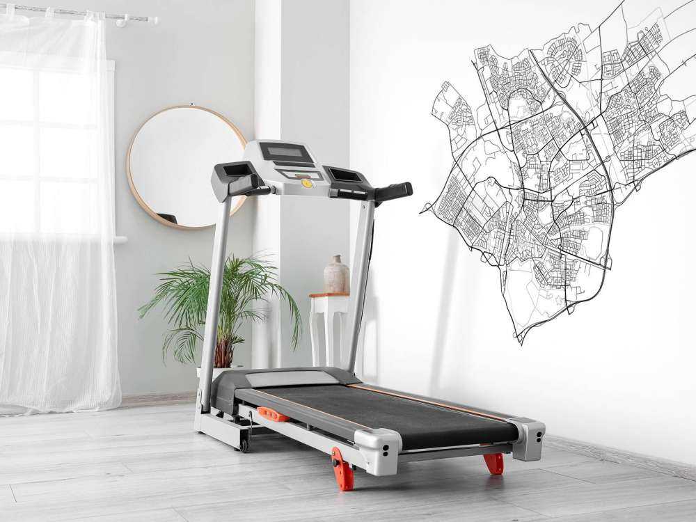 Karta över Den Bosch, vit