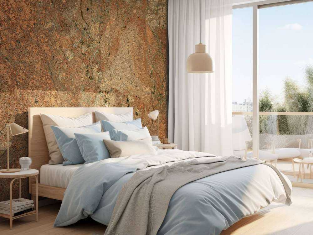 Marmor i terrakottafärg