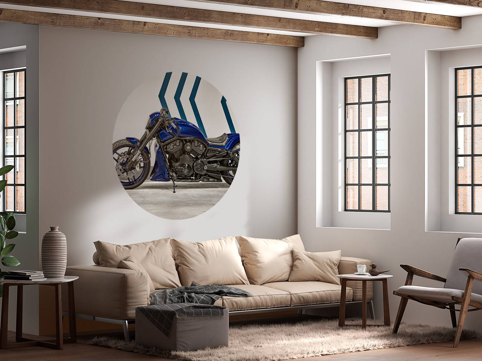 Cool specialtillverkad motorcykel