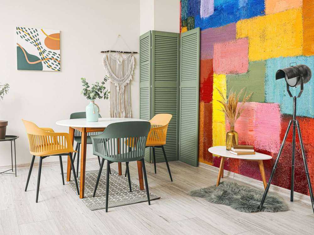 Färgglad ytfördelning