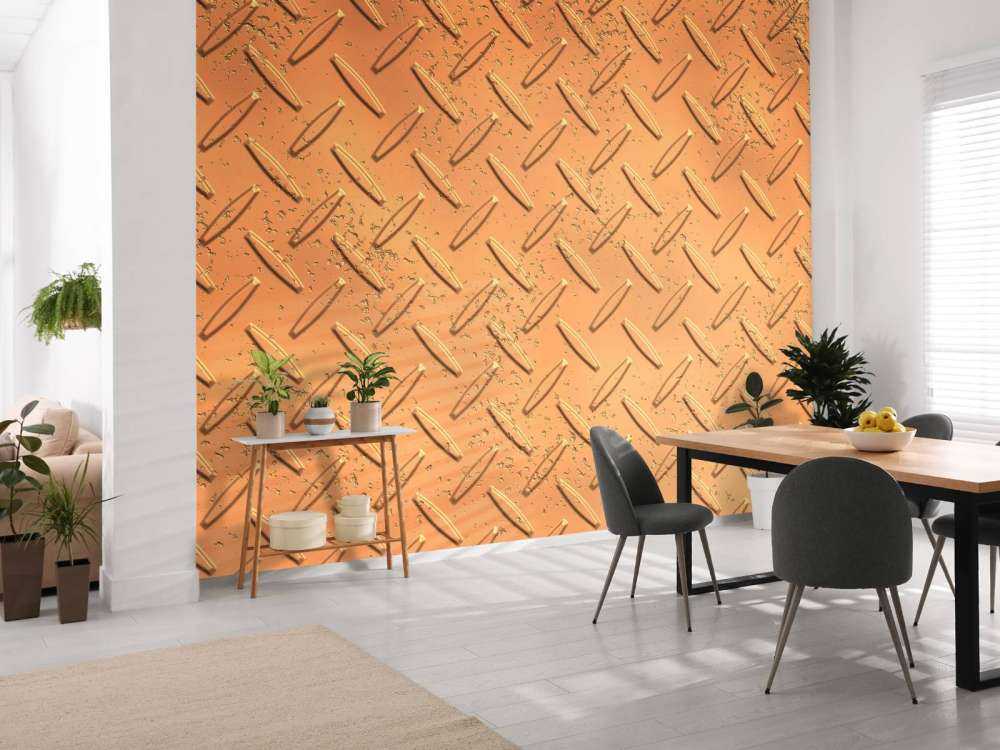 Metallplatta i brons