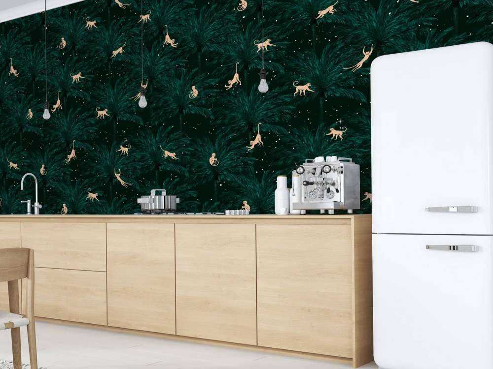 Tropiska apor - grön