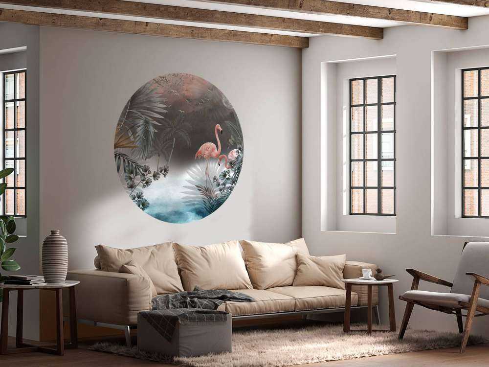 Flamingos på natten