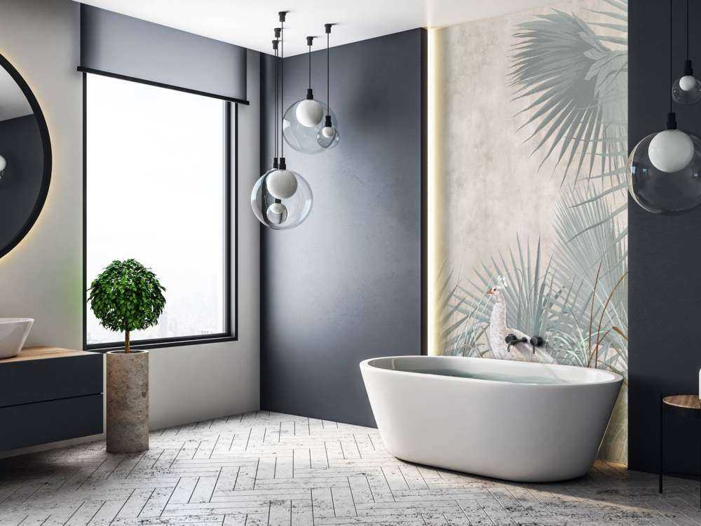 Påfåglar i tropikerna