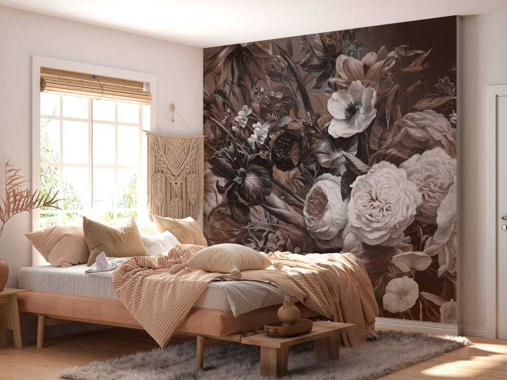 Stort bukett grädde