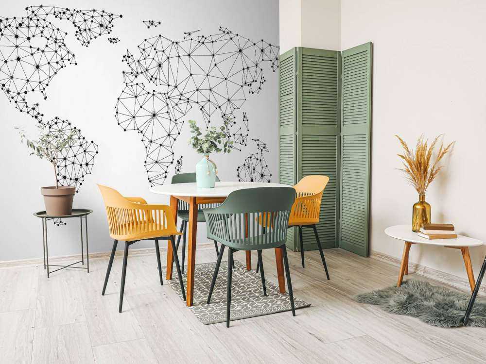 Geometrisk världskarta