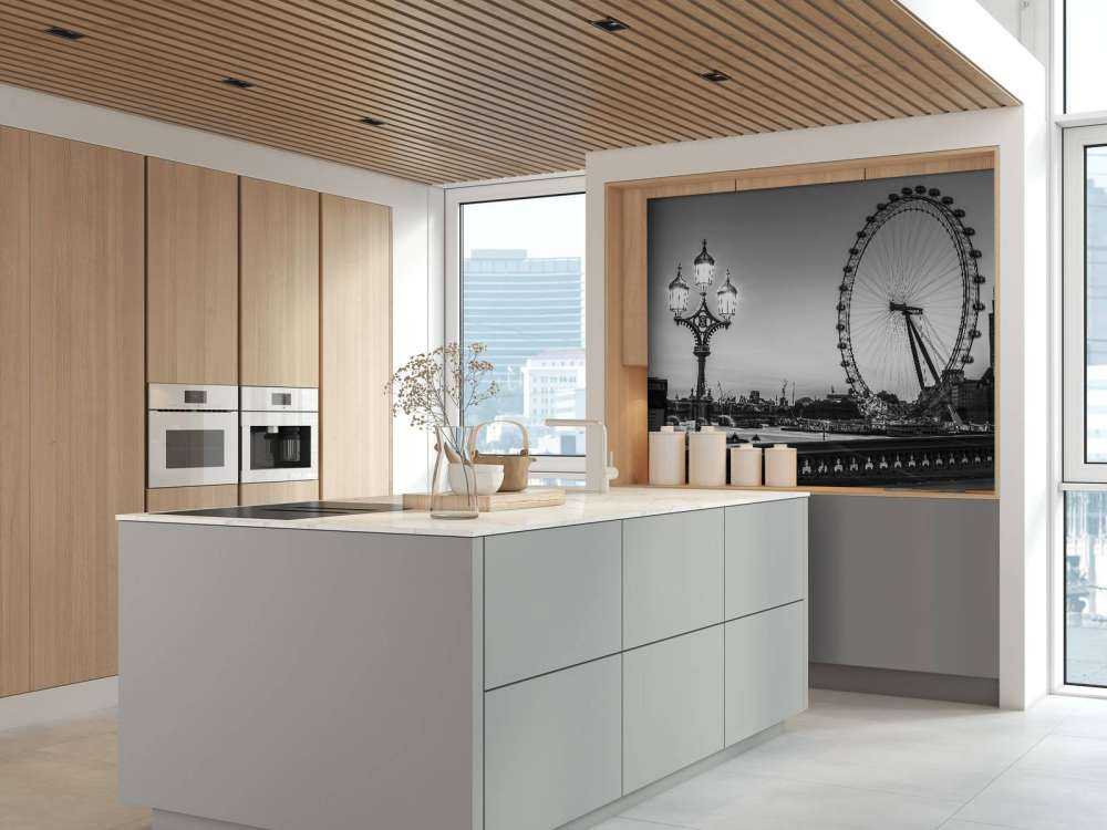 Pariserhjulet svart och vitt