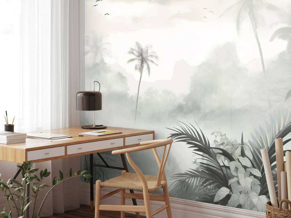 Dimmig Palm Horisont