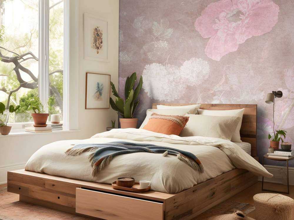 Stilleben med barockblommor - vintage pastell