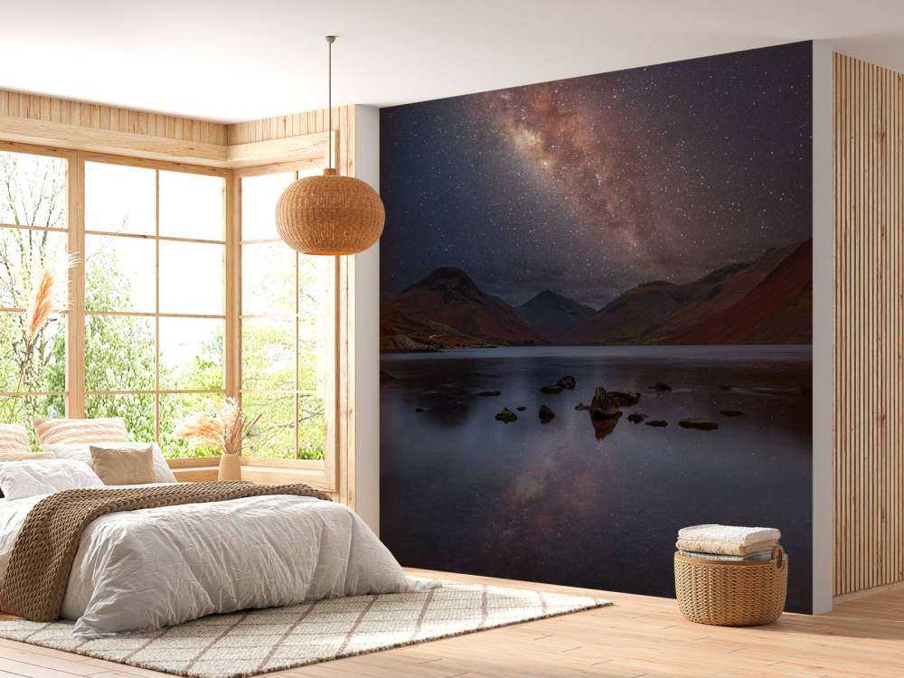 Milky Way across Wastwater, Lake District