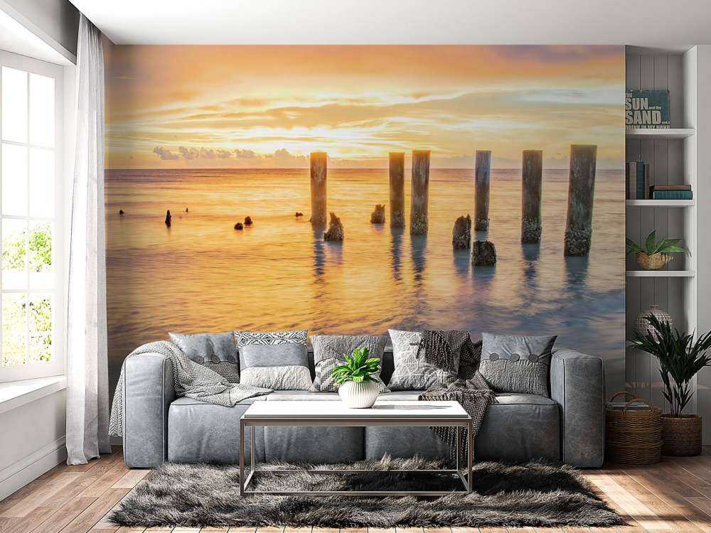 Lugnt hav i soluppgång