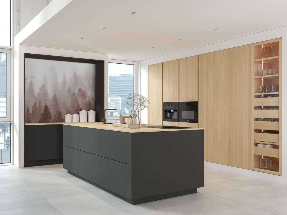 Skov lavet med akvarelfarve