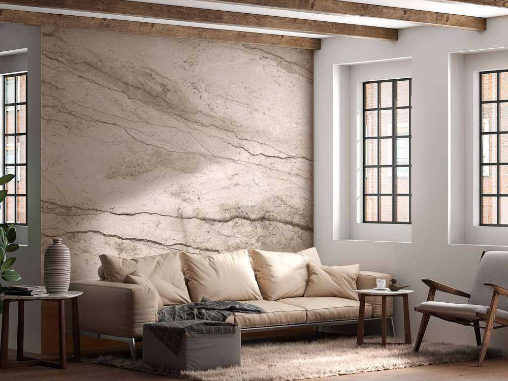 Detaljeret beige marmor