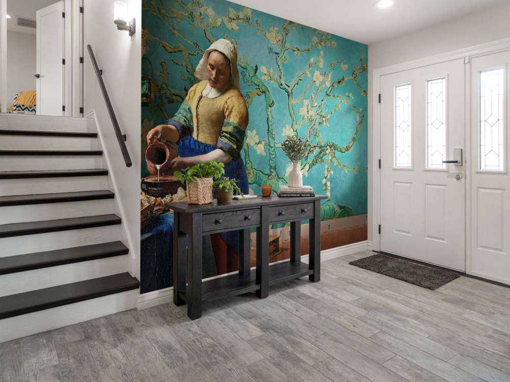 Mælkepigen og mandelblomsten