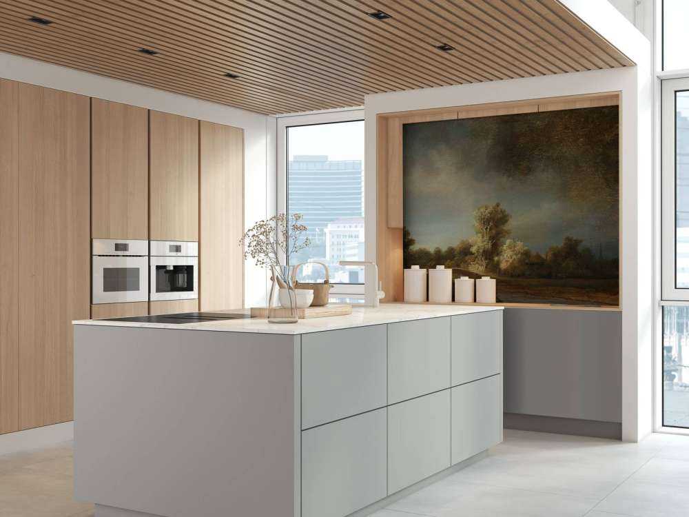 Landskab med stenbro