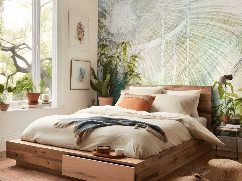 Drivhus med tropiske planter