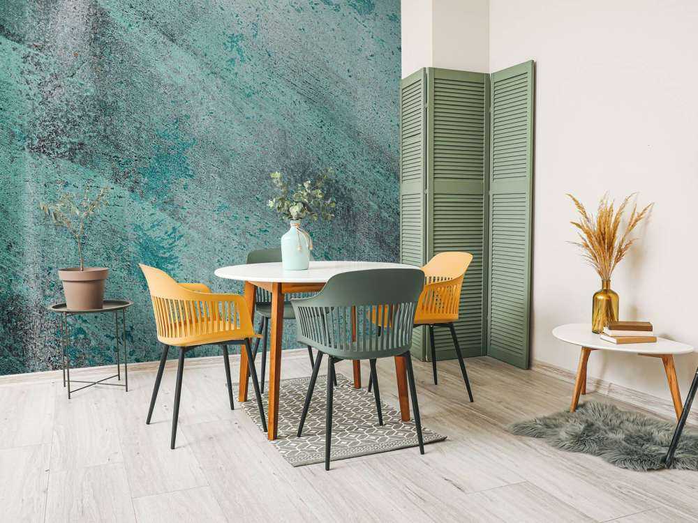 Grøn abstrakt kunst