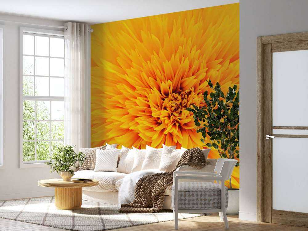 Gul blomst