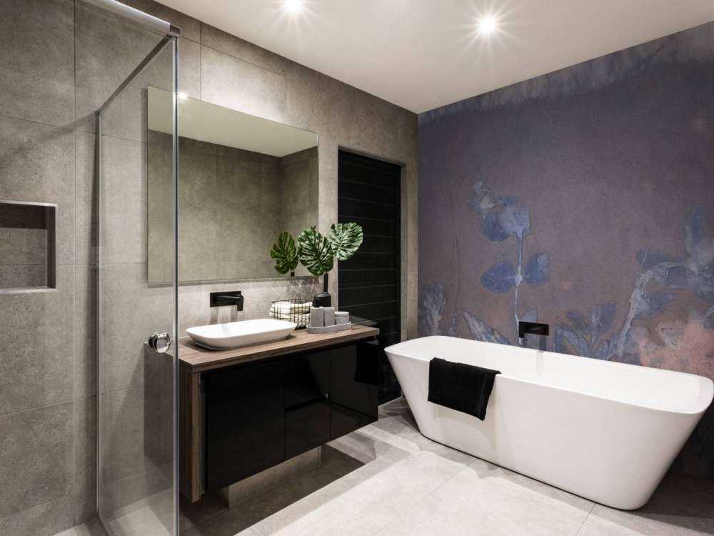 Wilde geranium og snebær - blå