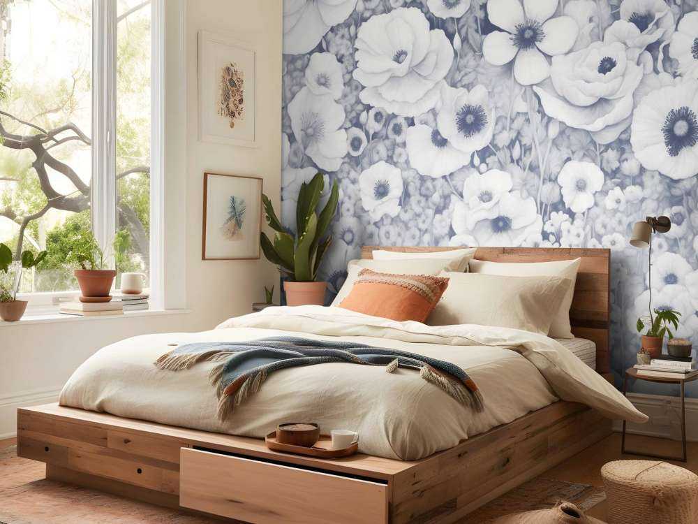 Poppy Tale Monokrom Bue