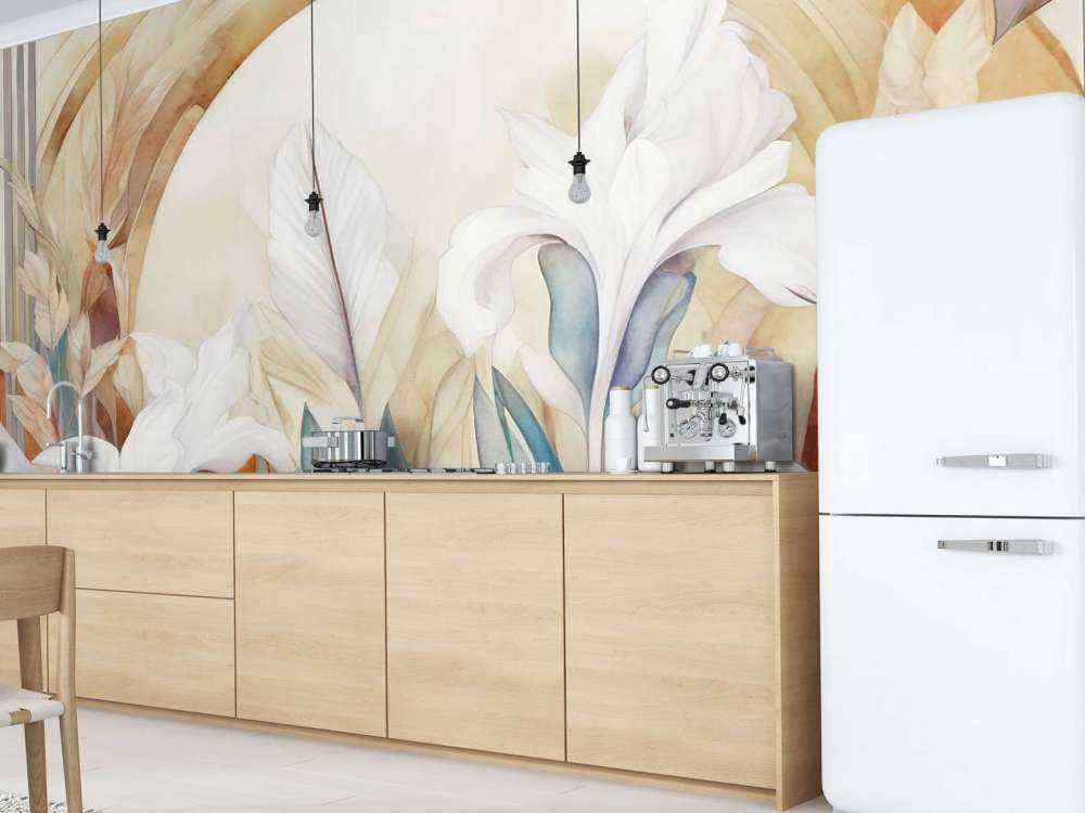 Iris ved solopgang blå