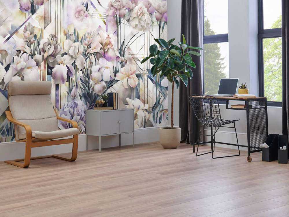 Kæmpe akvarel iris violet