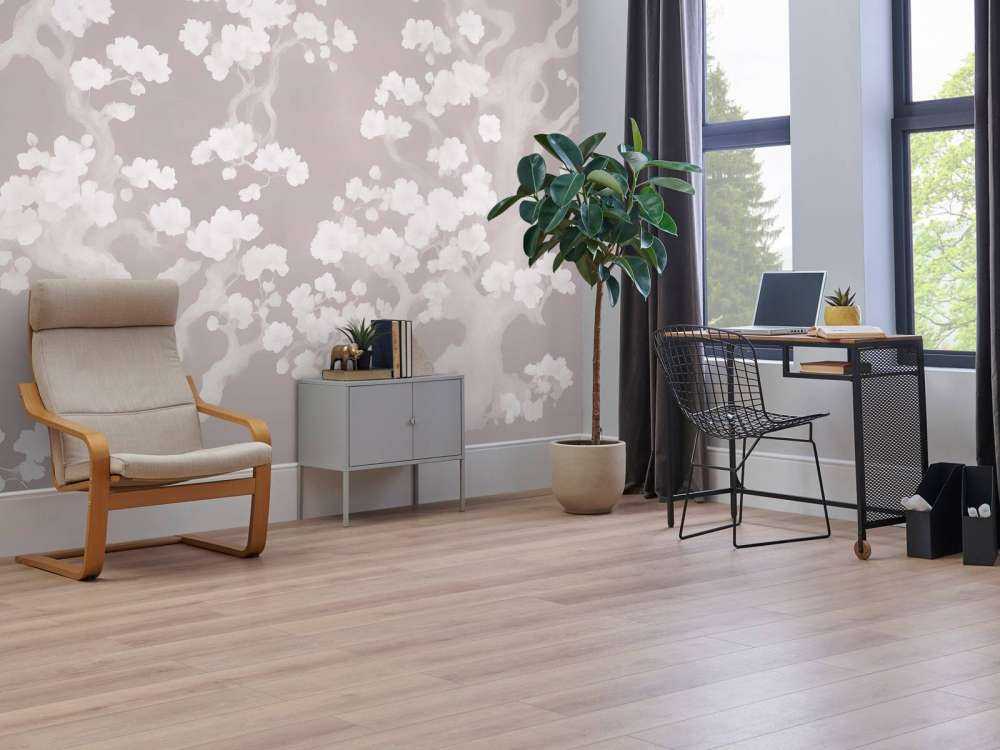 Vidunderlig blomstrende skov - pink