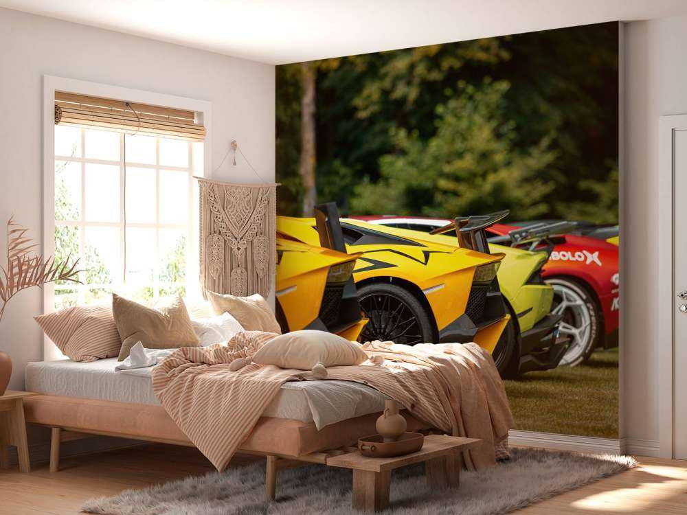 Superbil samling i naturen