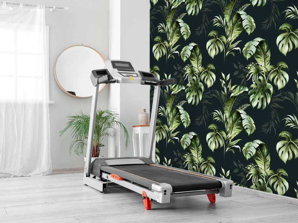 Grønt mønster med blade