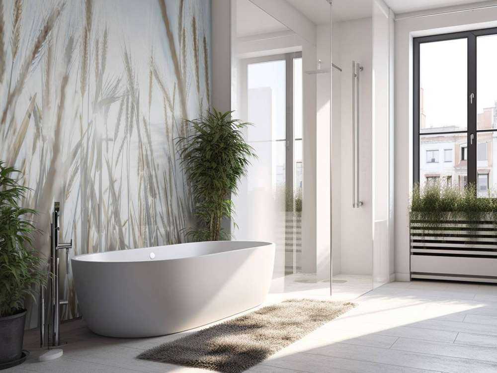 Solstråler gennem kornet