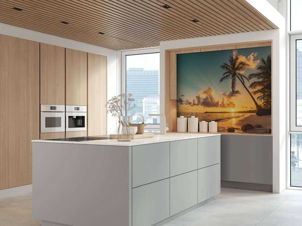 Tropisk strand i Punta Cana