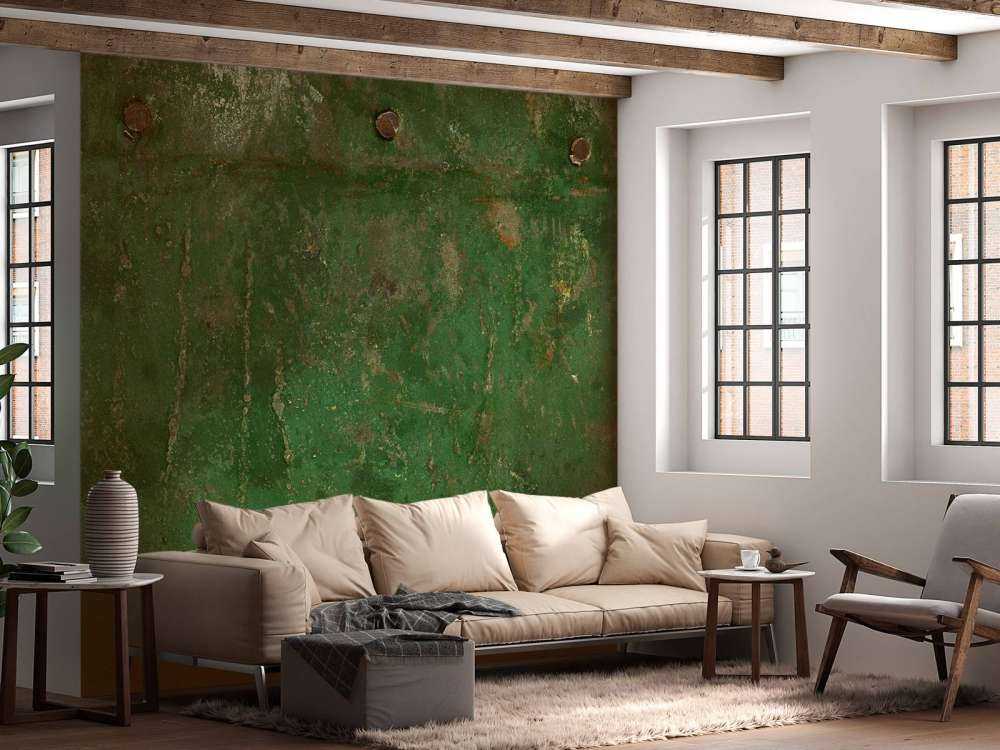 Grønt oxideret metal