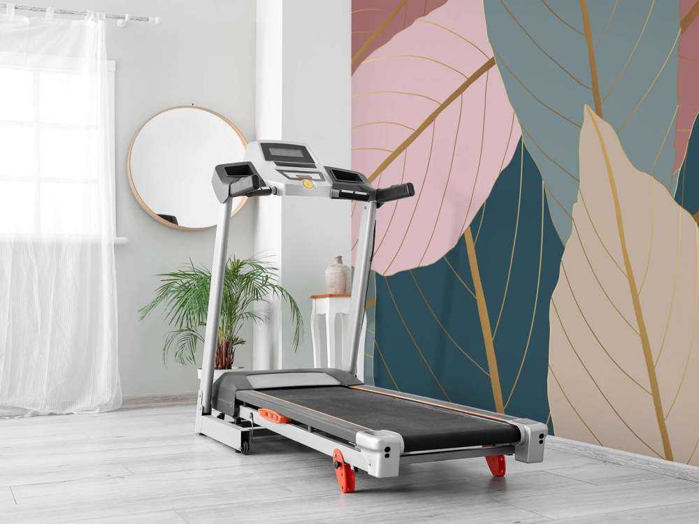 Tropiske blade med guld